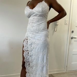 COPY - White dress lace dress